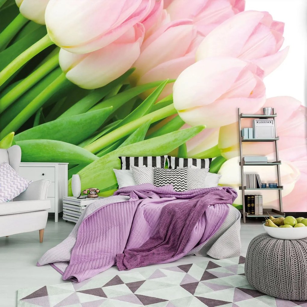 Fototapeta - Kvetinové umenie - abstraktné (254x184 cm)