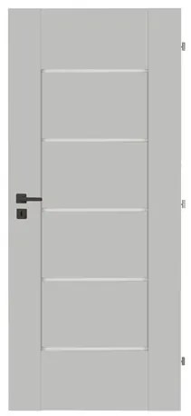 DRE Aura interiérové dvere naturel pravé 70 cm sivá matná sm70l AURASM70P
