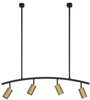 LED luster Pogno 965 čierne