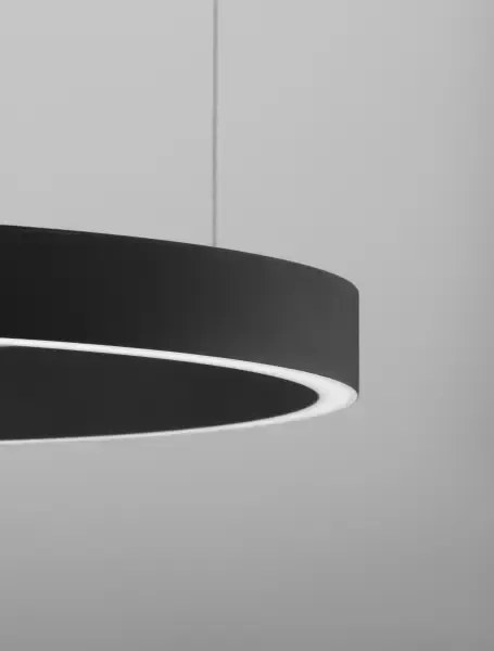 LED luster Elowen 60 čierne