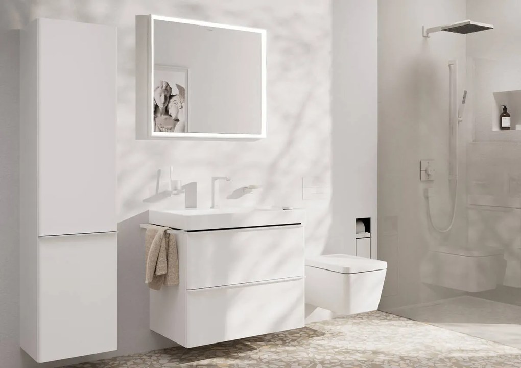 Hansgrohe Pulsify E, hlavová sprcha 260 1jet EcoSmart, biela matná, HAN-24331700