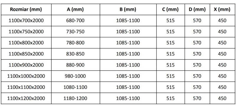 Mexen Velar, sprchový kút s posuvnými dverami 110(dvere) x 110(stena) cm, 8mm číre sklo, zlatá lesklá, 871-110-110-01-50