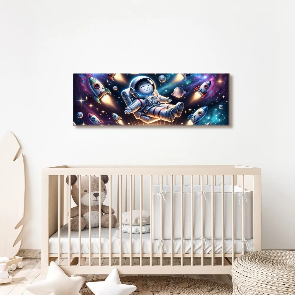 Obraz galaxia očami dieťaťa