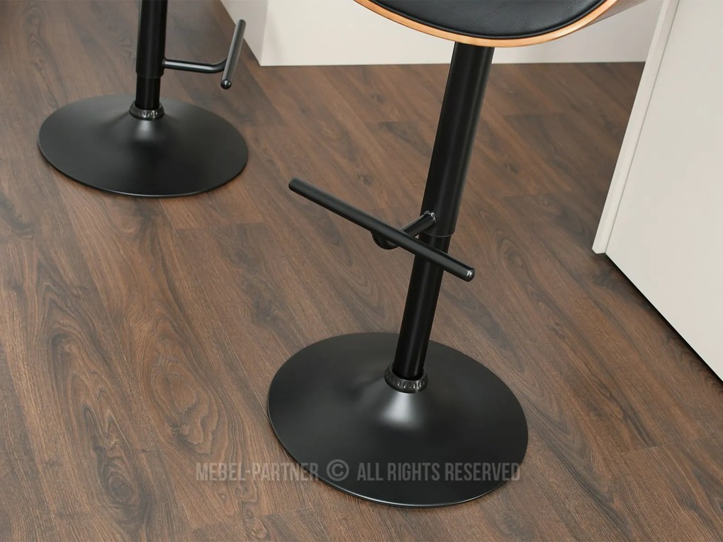 Stolička Hitman (orech tmavý + čierna). Akcia -14%. Vlastná spoľahlivá doprava až k Vám domov. 1110599