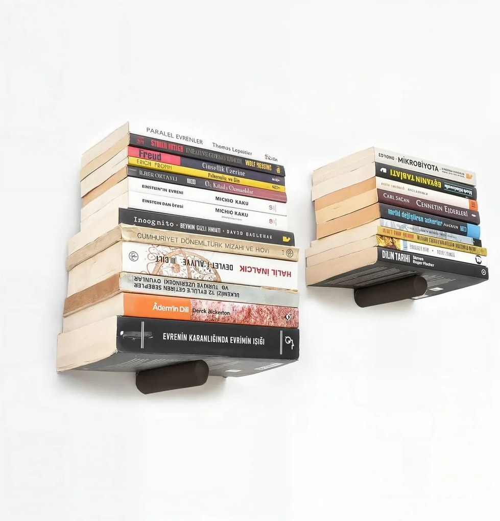 Súprava poliček Black and Brown, 2 ks