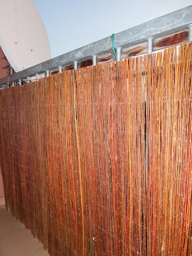 Prútená zástena na plot Výška plota: 140 cm, Dĺžka plota: 300 cm