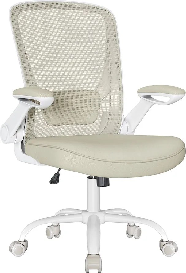 Ergonomická kancelárska stolička v farbe ovsená béžová