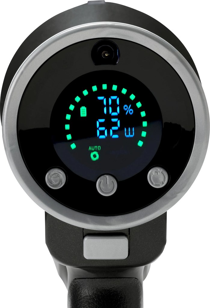 Akumulátorový vysávač, čierny