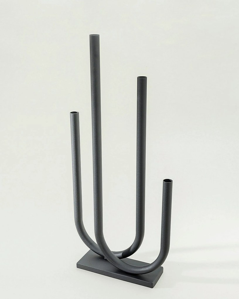 Kovový svietnik Sculptura 30x9x69 cm