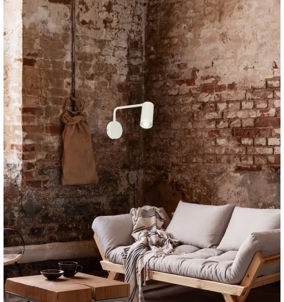 Nástenná lampička TINA 1xGU10/15W/230V biela