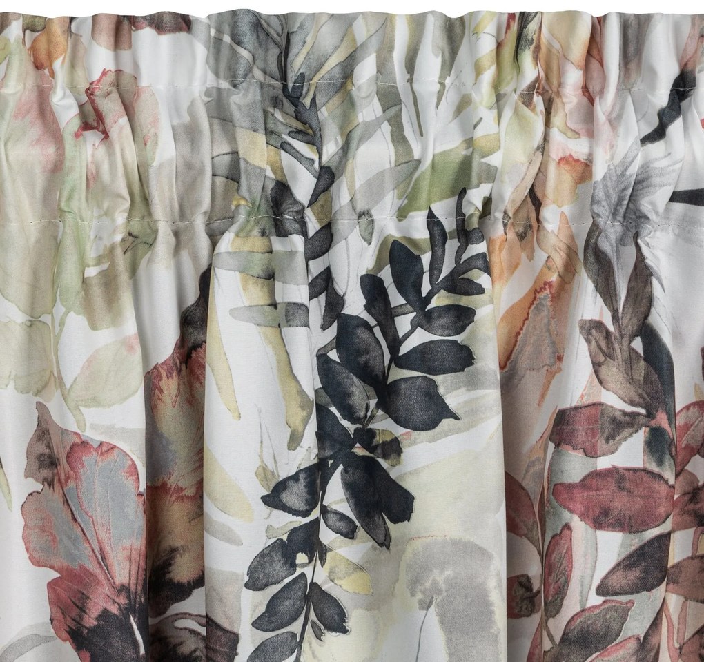 ZÁVES NA PÁSKE ADELINE 140X270 CM LISTY