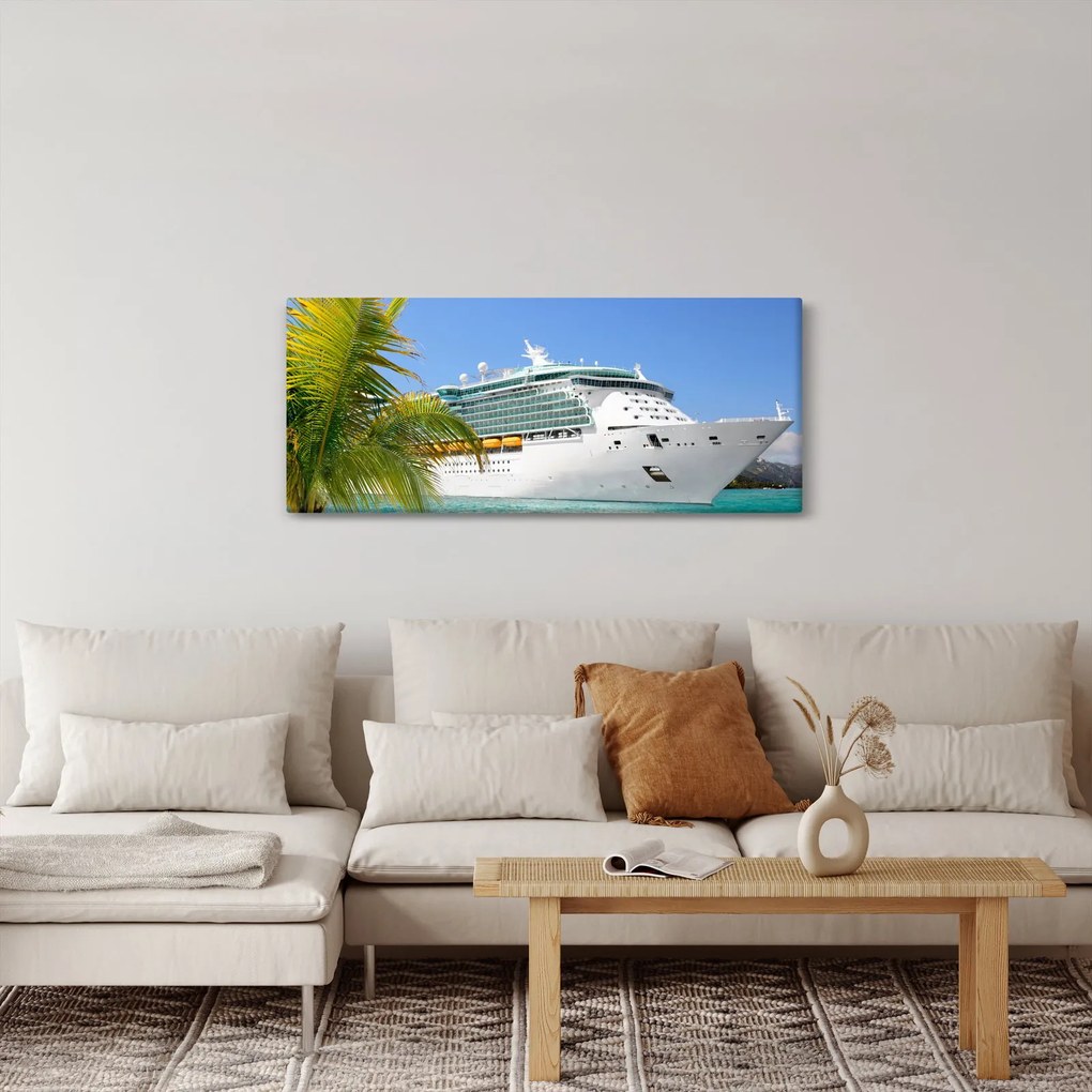 Obraz - Výletná loď (120x50 cm)