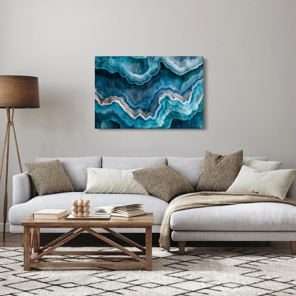 Obraz - Akvamarín detail (90x60 cm)