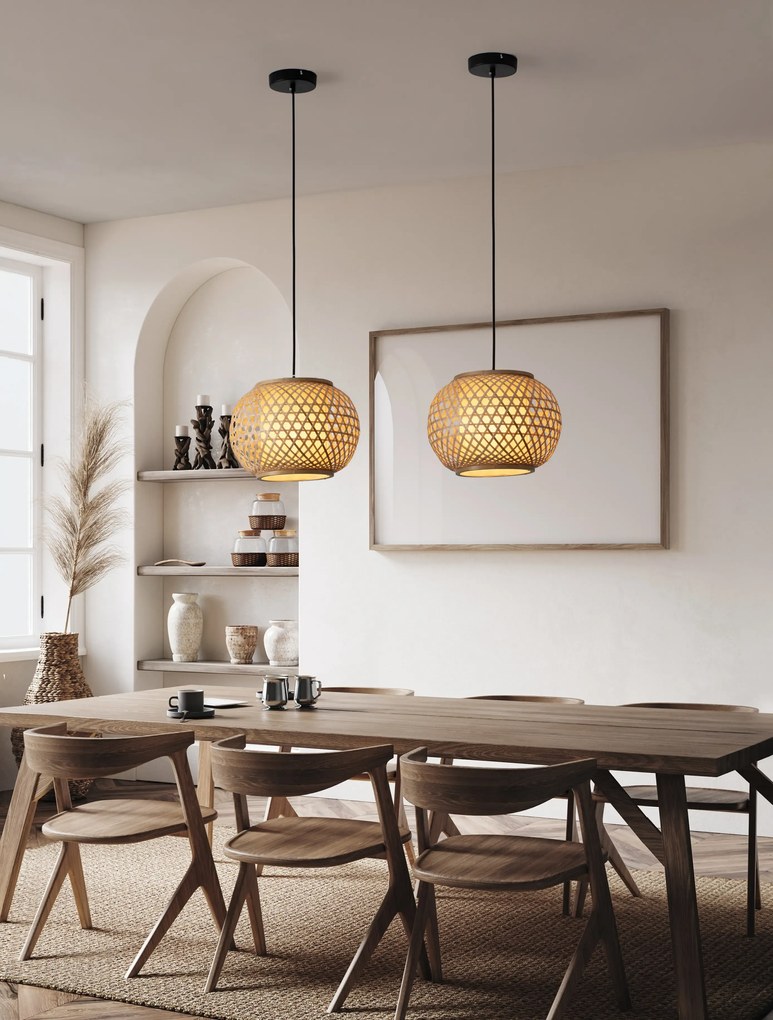 LED čierne moderný luster Asma 30