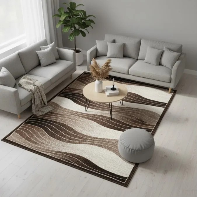 DC Koberec Lapiso SOFT 298 hnedá Rozmer: 240×330 cm