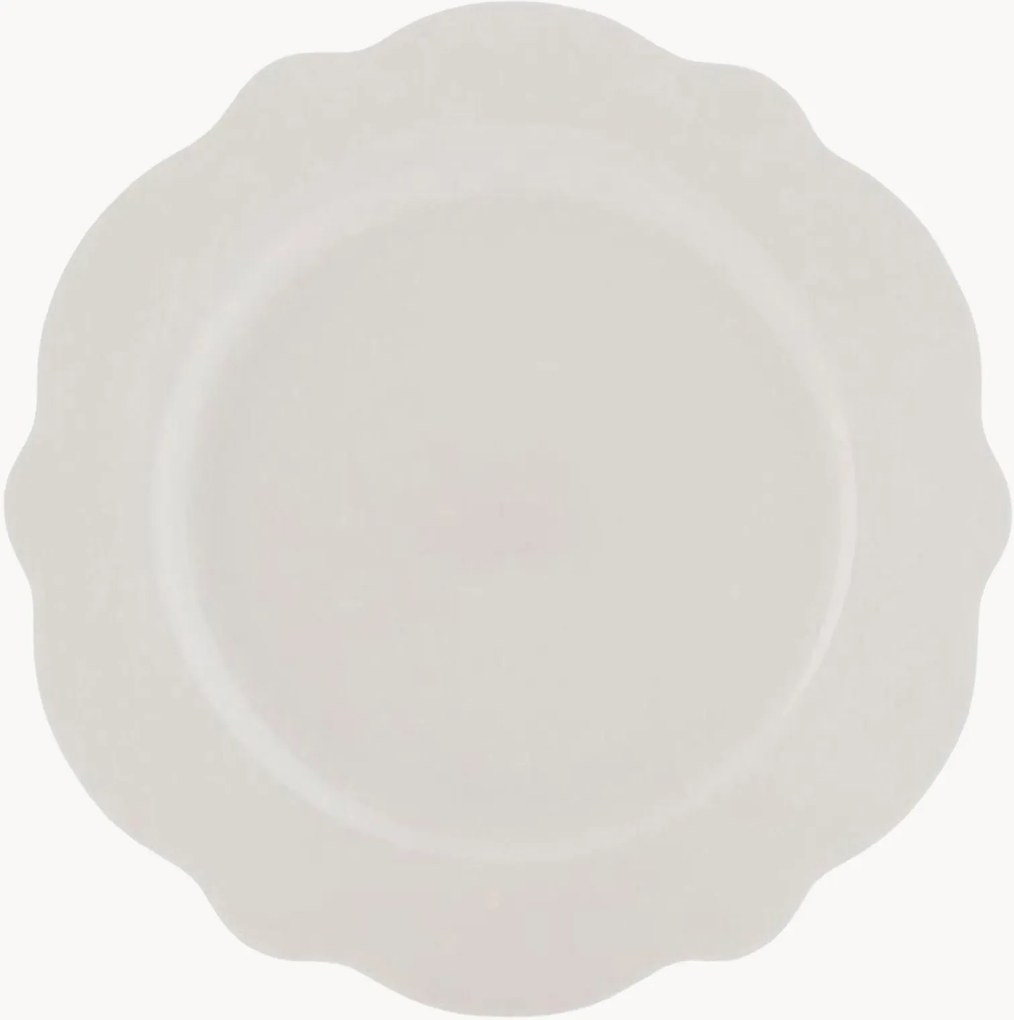 Porcelánové taniere na ovocie Blanc, 6 ks