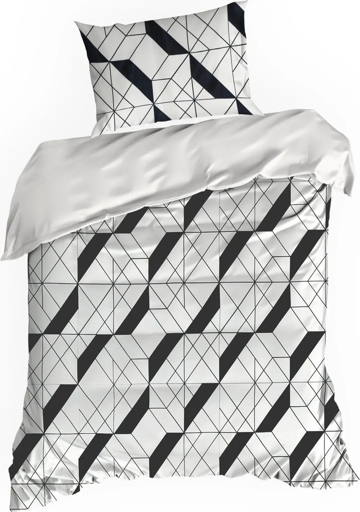 OBLIEČKY Z MIKROVLÁKNA GEO01 160X200 CM, 2 KS 70X80 CM VZOROVANÉ