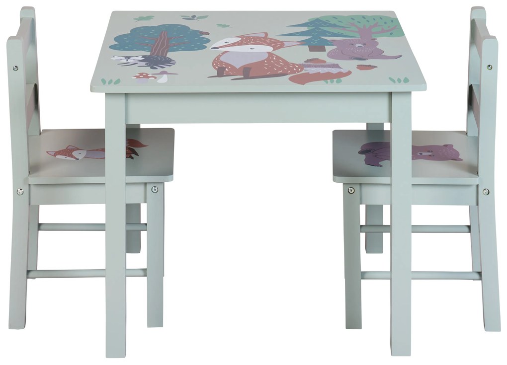 Livarno®  Detský stôl s 2 stoličkami  (100394100)