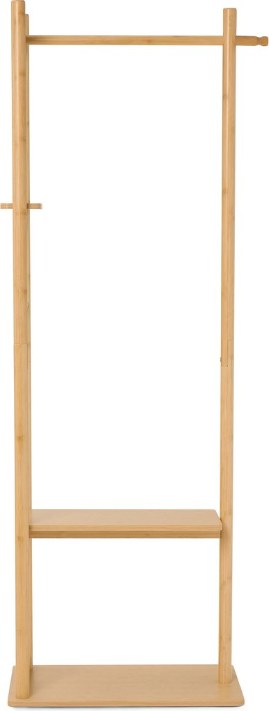 Stojan na oblečenie s odkladacou plochou