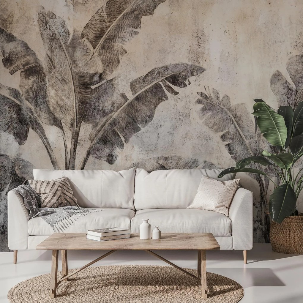 Fototapeta - Banánovník na stene (147x102 cm)