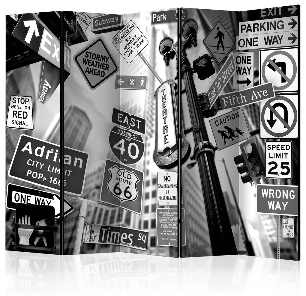 Artgeist Paraván - Roads to Manhattan II [Room Dividers]