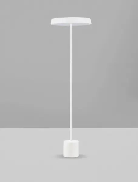 LED bielo-čierna stojaca lampa Vetro