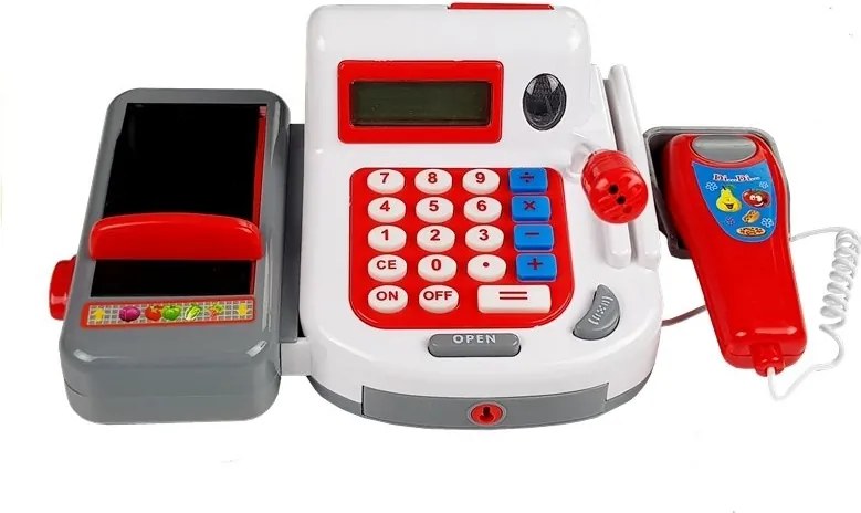 LEAN Toys Obchodná súprava pokladničný vozík