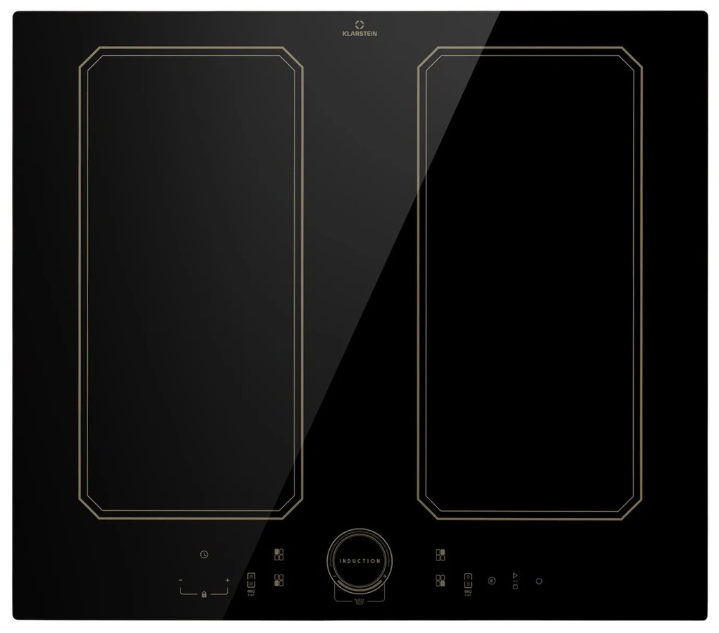 Klarstein Victoria 4 Flex, vstavaná indukčná varná doska, 7000 W, 2 x Flexzone, časovač