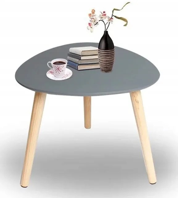 Konferenčný stolík 40 cm - sivý