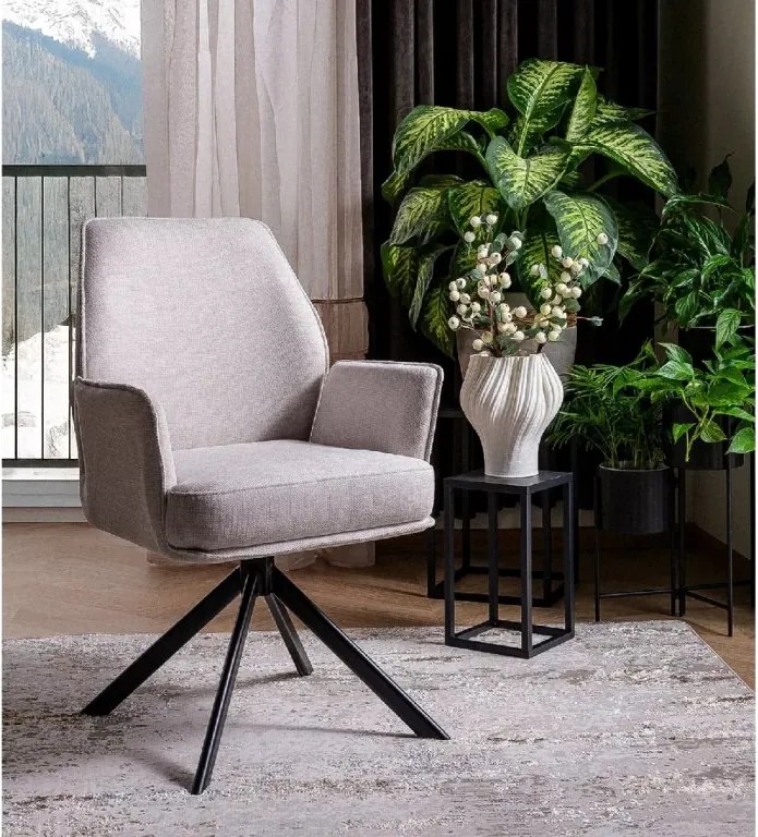 SI Stolička Hugo Brego svetlo béžová