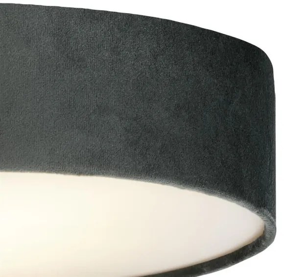 Searchlight 23298-2GY - Stropné svietidlo DRUM PLEAT 2xE27/15W/230V šedá