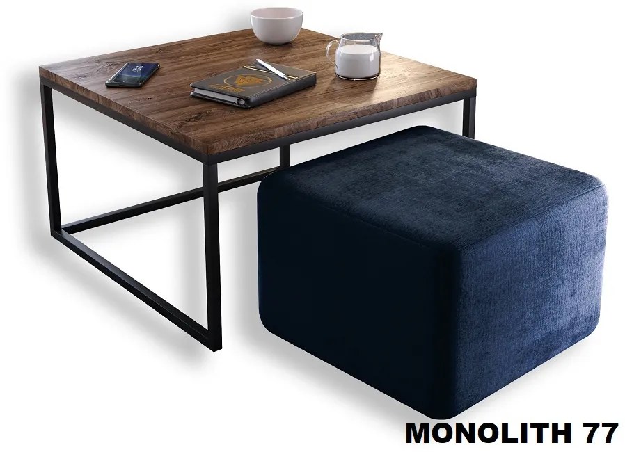 KONFERENČNÝ STOLÍK BELLA DUB STIRLING + TABURET ZAMAT