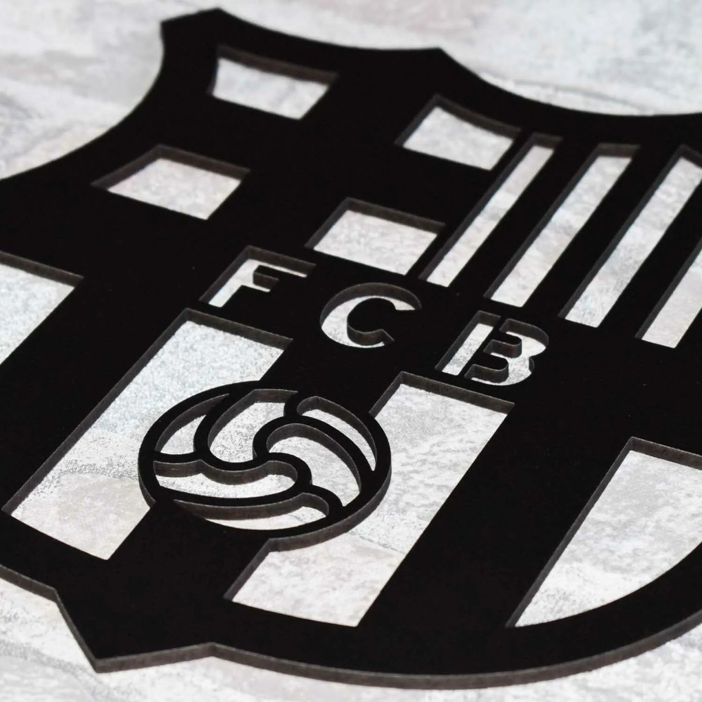 DUBLEZ | Drevené logo klubu - FC Barcelona
