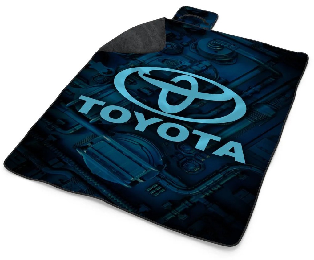 Sablio Plážová deka Logo Toyota Motor: 200x140 cm