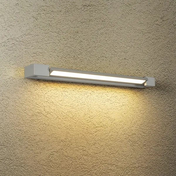 Brilagi-LED Kúpeľňové osvetlené zrkadlo AQUA LINE LED/18W/230V 60 cm IP44 matný chróm