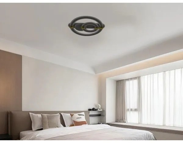 LED stmievateľné stropné svietidlo LED/120W/230V 3000-6500K + diaľkové ovládanie