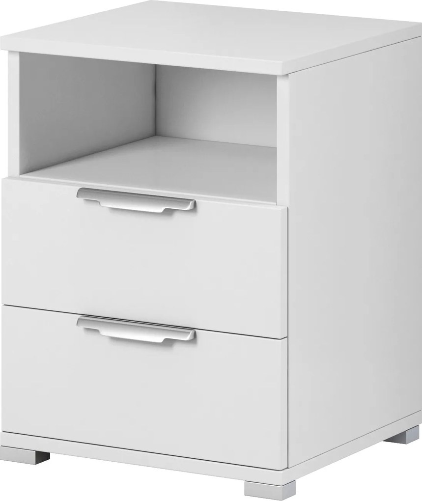 Noční stolek Naka 46 cm bílý
