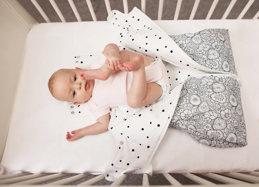 Bavlnený spací vak JUNGLE, TMAVO MODRÁ pre bábätko