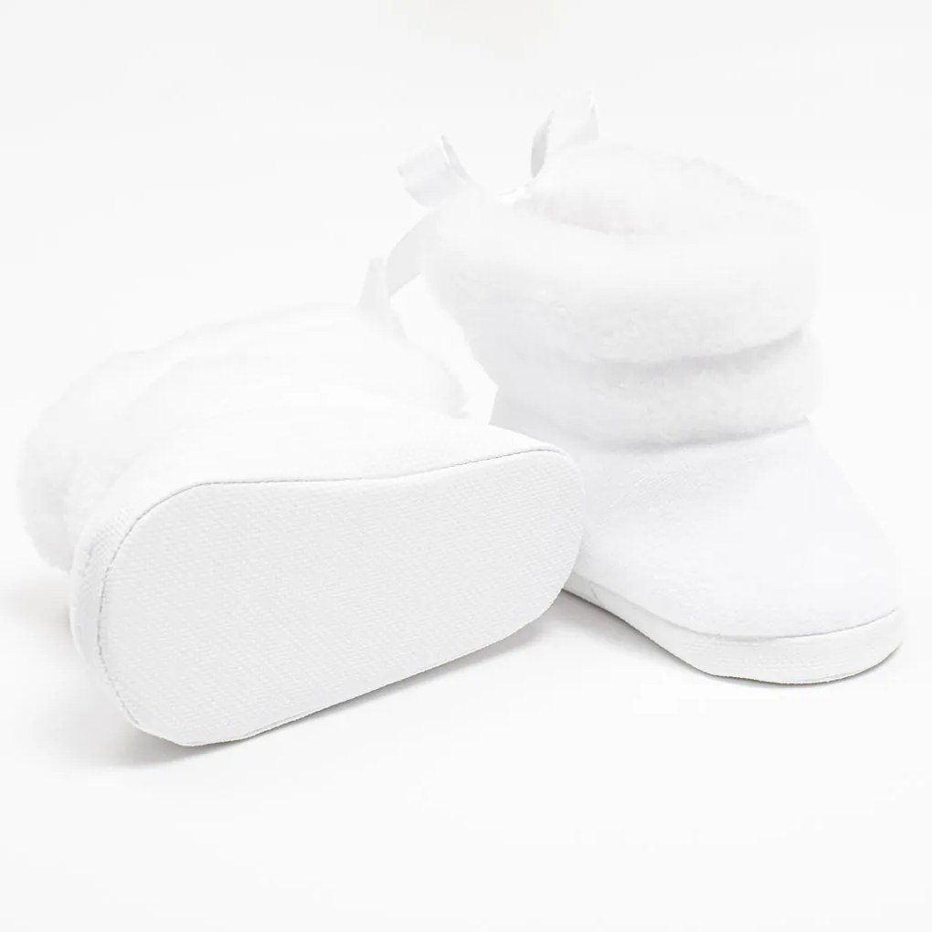 Dojčenské zimné kozačky New Baby biele 0-3 m, vel. 0- 3 m