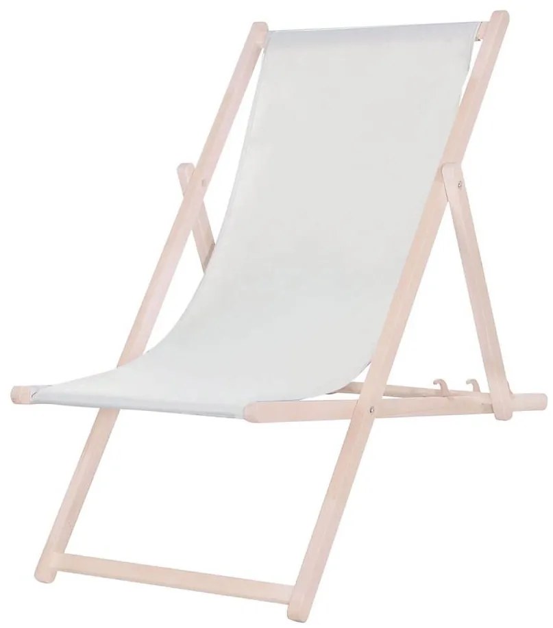 Platinet Záhradné lehátko sivé/buk PL0504
