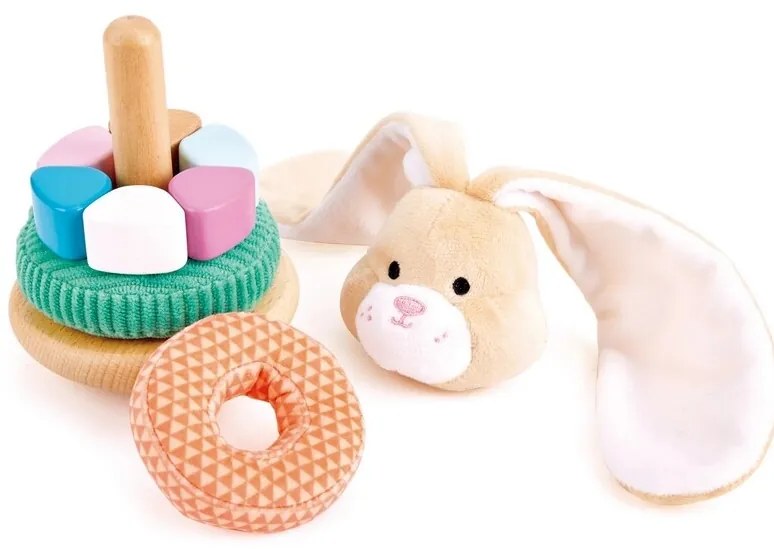 Hape Skladacia pyramída Zajačik