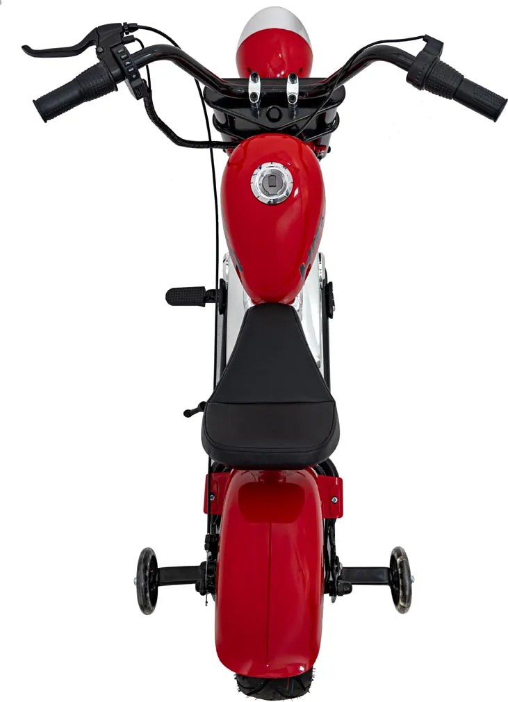 Ramiz Chopper Warrior Červená motorka
