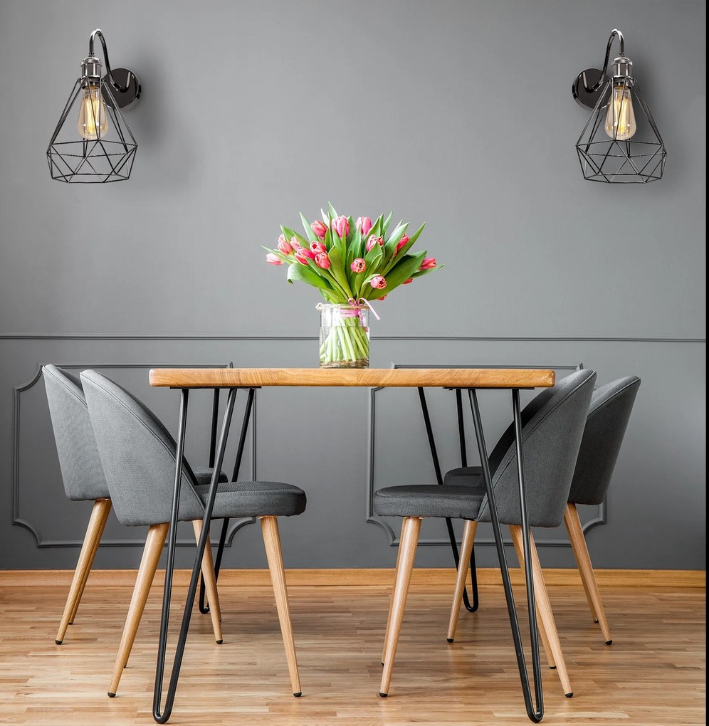 Nástenná lampa Olava čierna