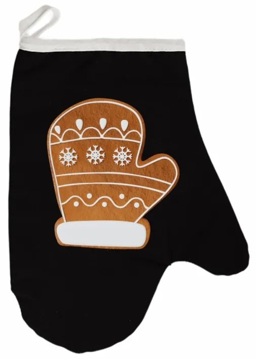 Vianočná kuchynská rukavica Sweetbread EMI, čierna
