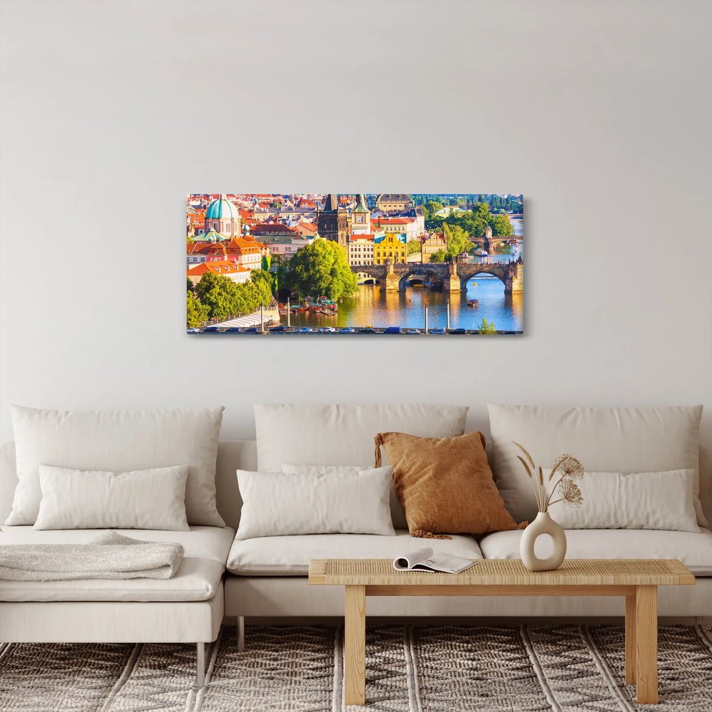 Obraz - Praha (120x50 cm)