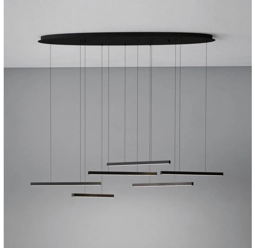 Eglo 39915 - LED Stmievateľný luster na lanku LINDOZA 6xLED/8,4W/230V 3000K