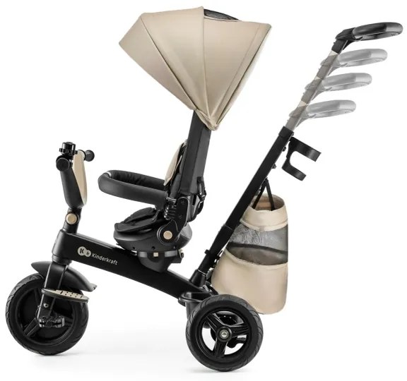 KINDERKRAFT - Detská trojkolka 5v1 EASYTWIST béžová