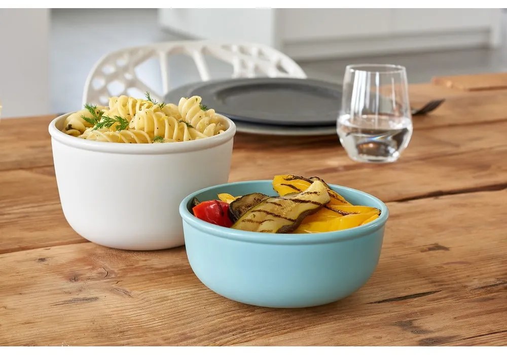 Sivá miska s viečkom Mepal Nordic, 750 ml