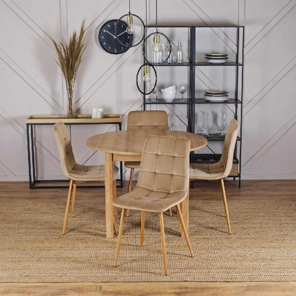 PROXIMA.store - Čalúnená jedálenská stolička FREDY FARBA: sivá, FARBA NÔH: buk