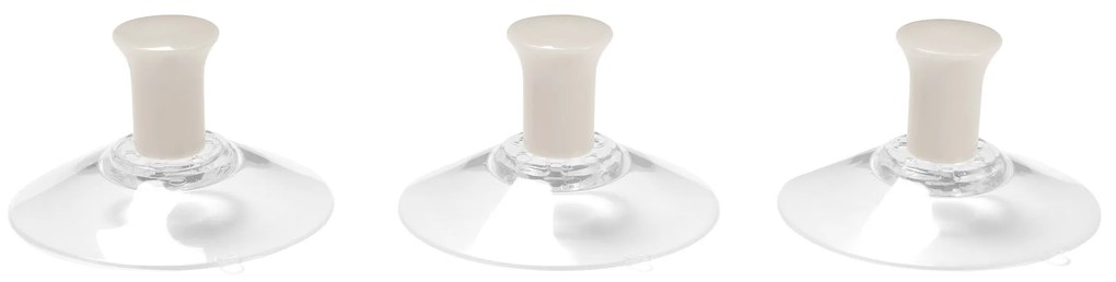 Háčiky s prísavkou, 3 ks